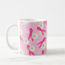 Search for pink ribbon mugs Floral