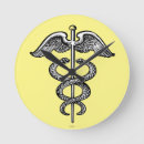 Recherche de caducée horloges Serpent