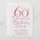 Search for rose gold surprise party invitations Modern