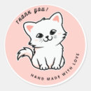 Search for white cat stickers Grey