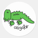 Search for cute alligator stickers Zoo