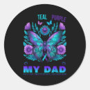 Search for for my dad stickers Purple