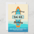 Search for surf board birthday invitations Beach