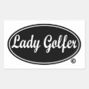 Search for lady golfer stickers Ladies