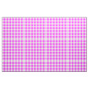 Search for pink and white gingham fabric Plaid