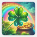 Search for irish gold stickers Clover