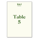 Search for monograms table cards Simple