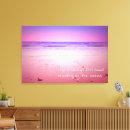 Search for pink sunset canvas prints Beach