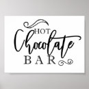 Search for chocolate bar posters Hot cocoa bar