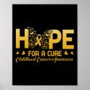 Search for childhood cancer awareness posters Cure