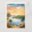 Recherche de peintures de plage cartes postales Aquarelle