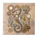 Search for seahorse tiles Vintage