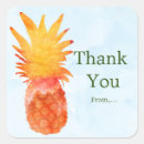 Recherche de ananas tropical autocollants Aquarelle
