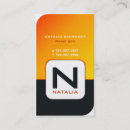 Search for distinctive business cards Modern