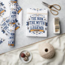 Search for myth and wrapping paper Dad