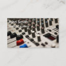Search for sound engineer business cards Music producer