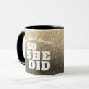 Search for gold quote mugs Glitter