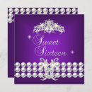 Search for purple pearls invitations Sixteen
