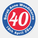 Search for age 40 stickers Birthday