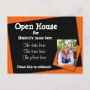 Search for orange and white graduation invitations Black