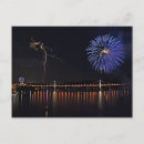 Search for fireworks horizontal postcards Water