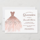 Search for white and gold quinceanera invitations Girly