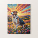 Recherche de chiens de chasse puzzles Beagle
