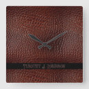 Recherche de faux cuir horloges Masculin