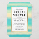 Search for teal and gold bridal shower invitations Turquoise