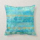 Search for turquoise and gold pillows Watercolor