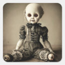 Recherche de poupées effrayantes autocollants Halloween