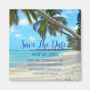 Search for save the date beach magnets Sand