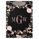Search for pretty clipboards Floral