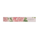 Search for pink peonies return address labels Elegant