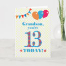 Search for 13th birthday cards Colourful
