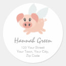 Search for pig flying stickers Farm