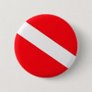 Recherche de plongeur badges Drapeau