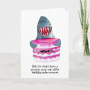 Search for shark birthday cards Funny