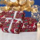 Search for elf hat wrapping paper Snowflakes