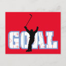 Recherche de gardien de but cartes postales Sport