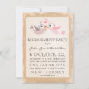 Search for love birds engagement party invitations Engaged