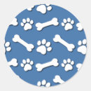 Search for blue paw stickers Pattern