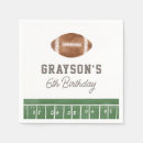 Search for football napkins Watercolor