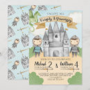 Search for princess and knight party invitations Boy