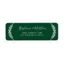 Search for teal return address labels Botanical