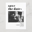 Recherche de monochrome invitations Enregistrer la date