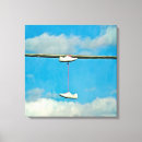 Search for sign shoe canvas prints Blue