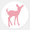 Search for pink deer stickers Animal