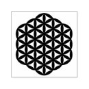 Search for sacred rubber stamps Flower of life