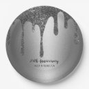 Search for 25th silver anniversary plates Elegant